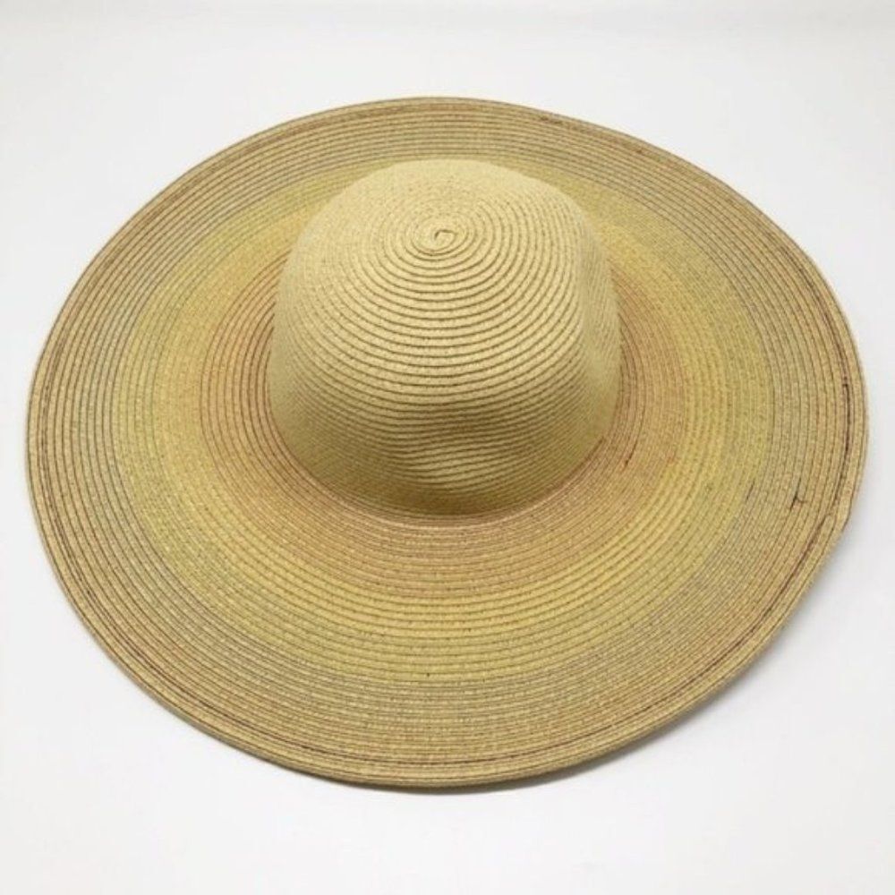 AUGUST HATS Rainbow Topstitched Floppy Hat
